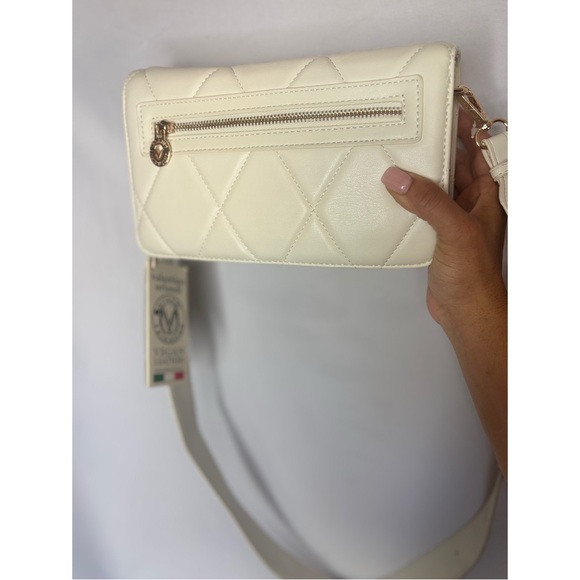 Valentino Orlandi Crème Quilted Shoulder Bag - Picture 4 of 4